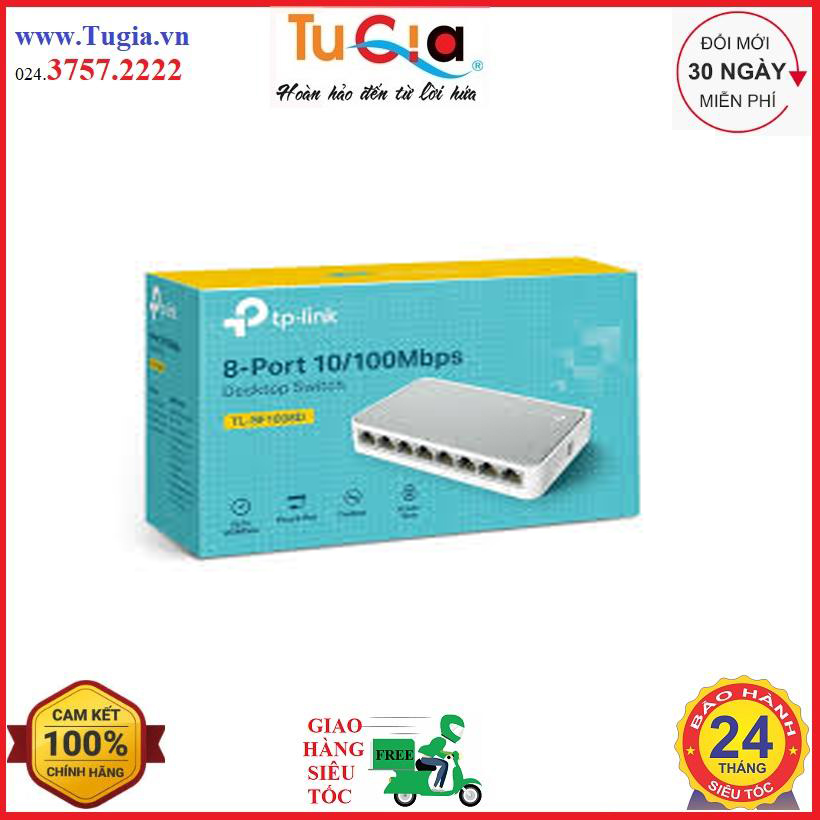 Bộ Chia Tín Hiệu Để Bàn 8 cổng 10/100Mbps TP-link TL-SF1008D - Hàng chính hãng