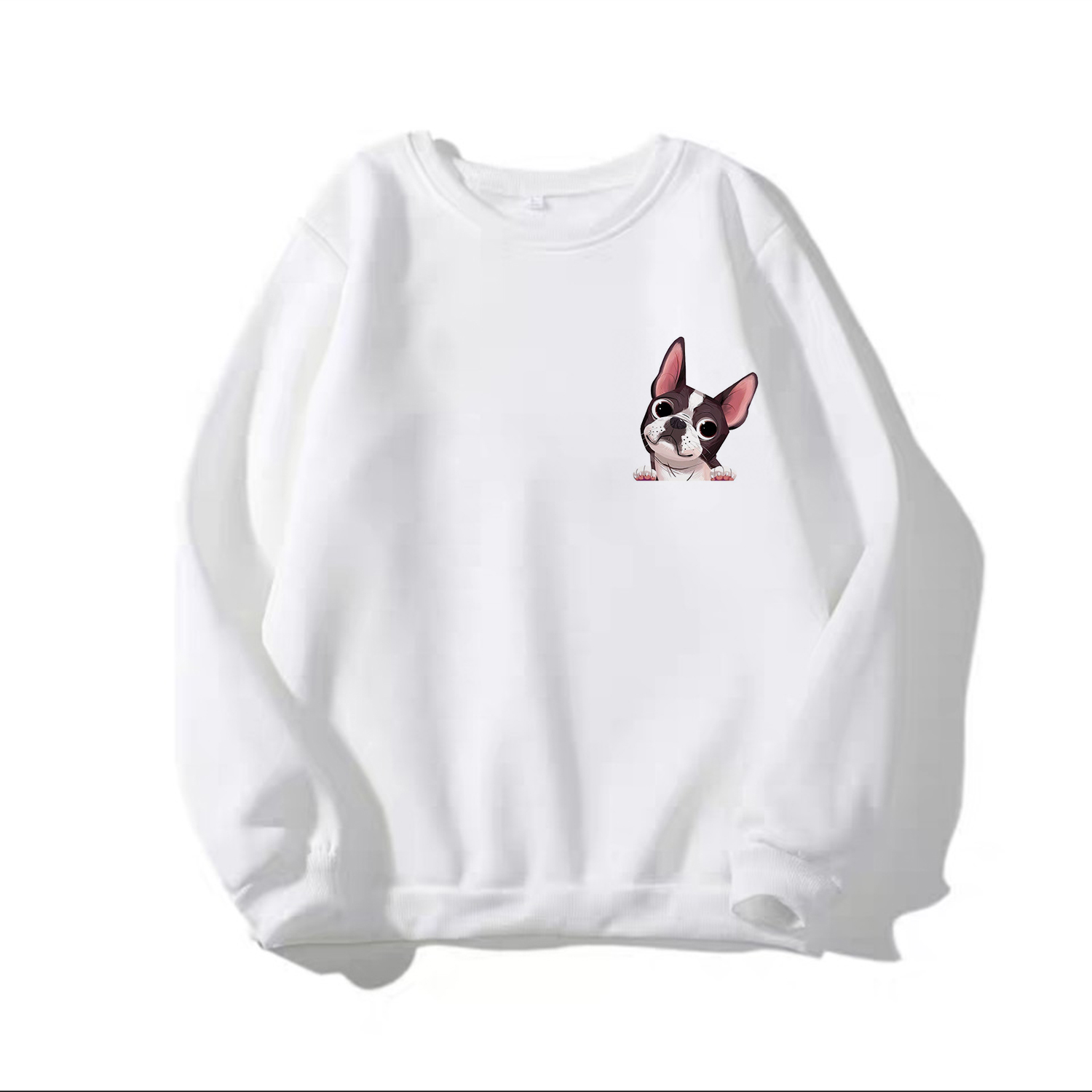 Áo sweater nỉ cổ chui unisex in hình dq-a22