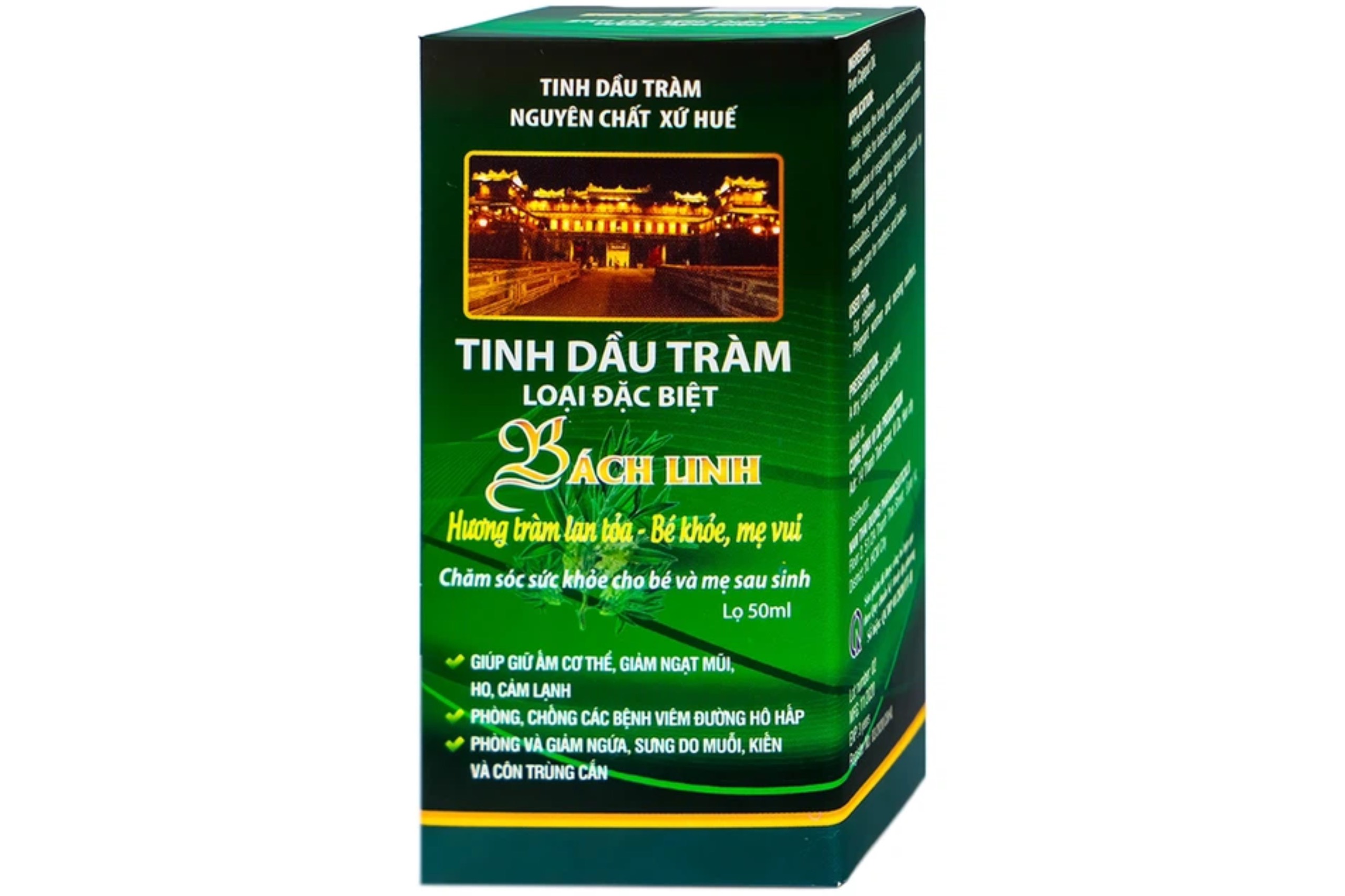 [Cam kết chính hãng] Tinh dầu tràm nguyên chất xứ Huế Bách Linh 50ml
