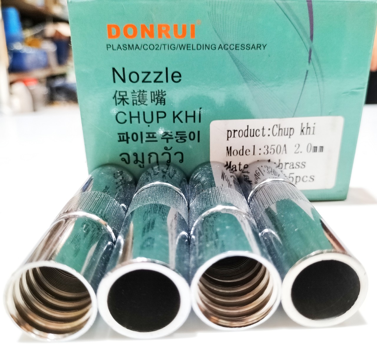Chụp khí súng hàn mig 350a dày 2.0mm