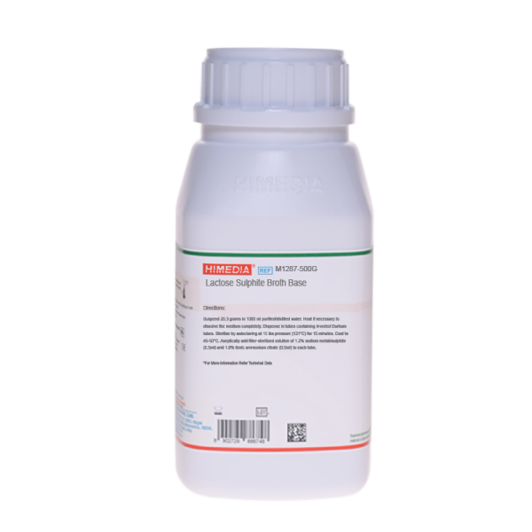 Lactose Sulphite Broth/ Lactose sulfite broth M1287 - 500G - Himedia - thí nghiệm Clostridium perfringens