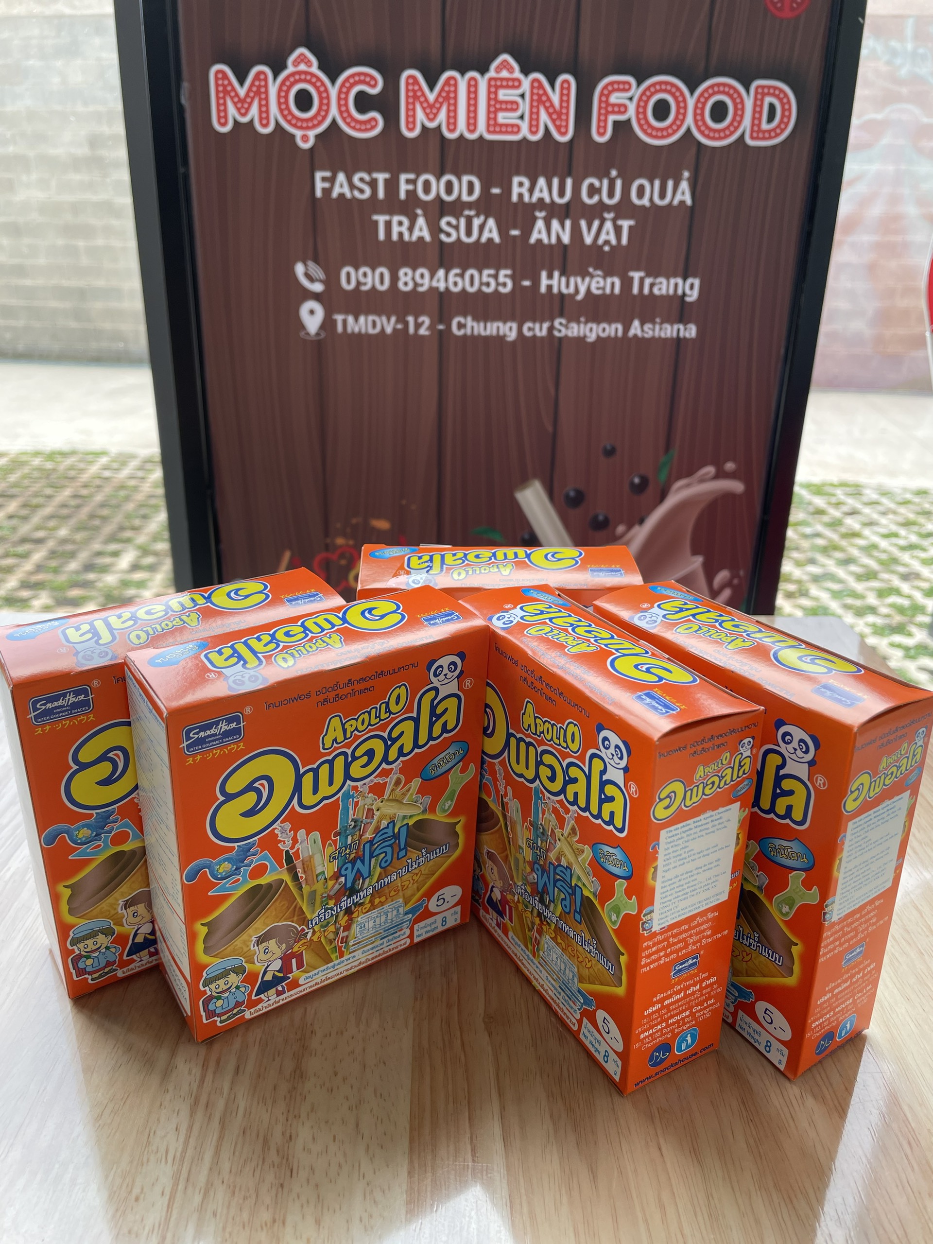 Bánh Apollo chocolate (combo 3 hộp)
