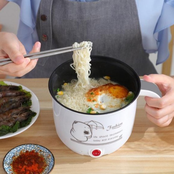 [HCM][LOẠI TỐT] NỒI ĐIỆN NẤU MÌ LUỘC TRỨNG CỰC NHANH - CA NẤU MÌ SIÊU TỐC NỒI LẨU ĐIỆN MINI ĐA NĂNG