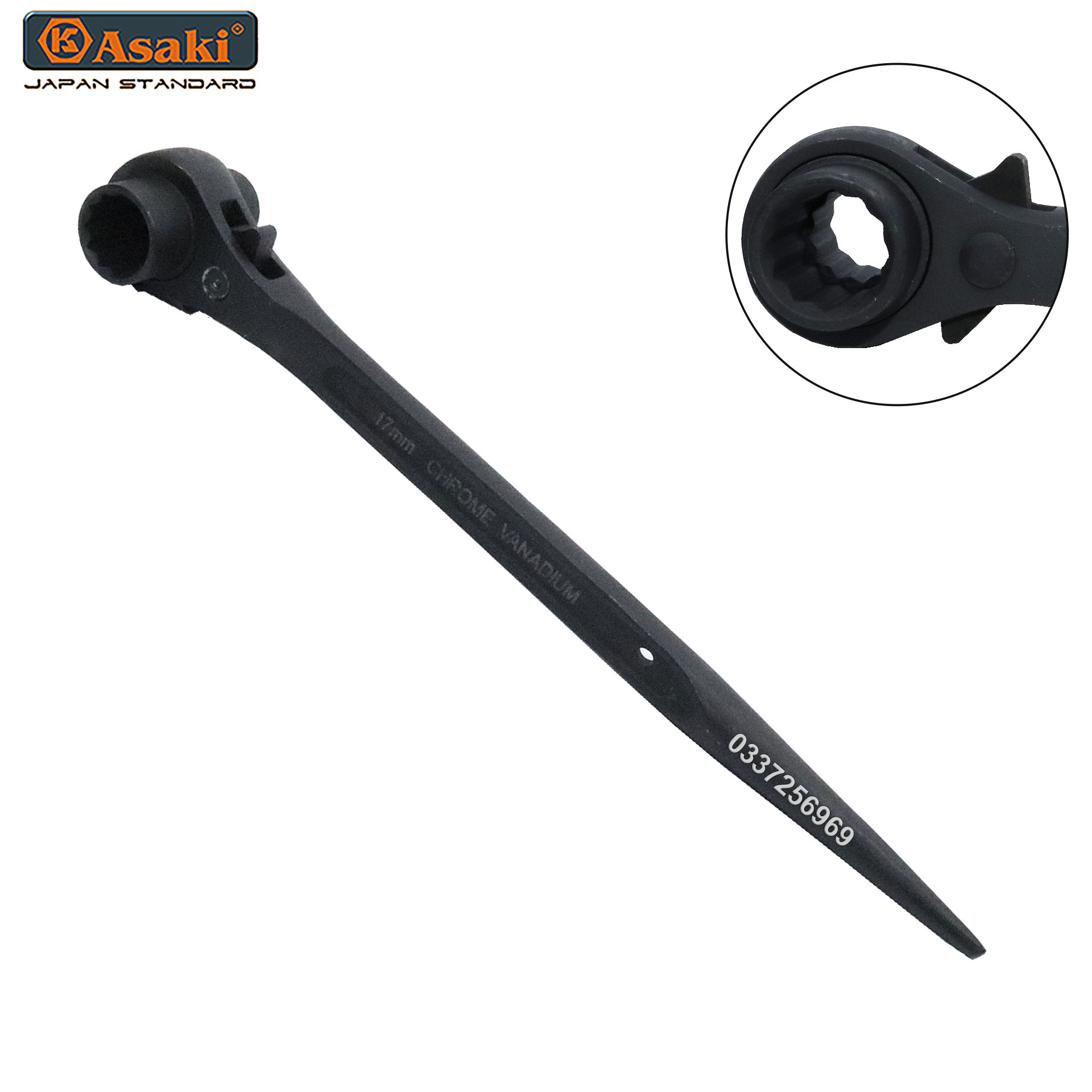Asaki cờ lê đuôi chuột 14-17 asaki ak-6452