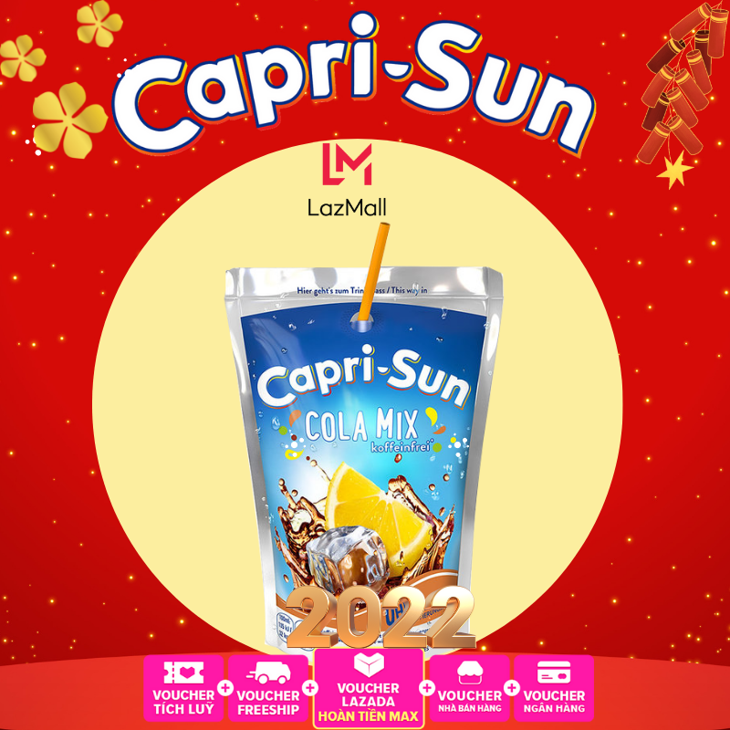 Nước trái cây Capri Sun vị Cola 200ml - hàng nhập khẩu Đức chính hãng