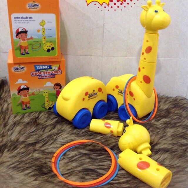 Hươu ném vòng ngộ nghĩnh - Trò chơi ném vòng và lắp ráp 2in1