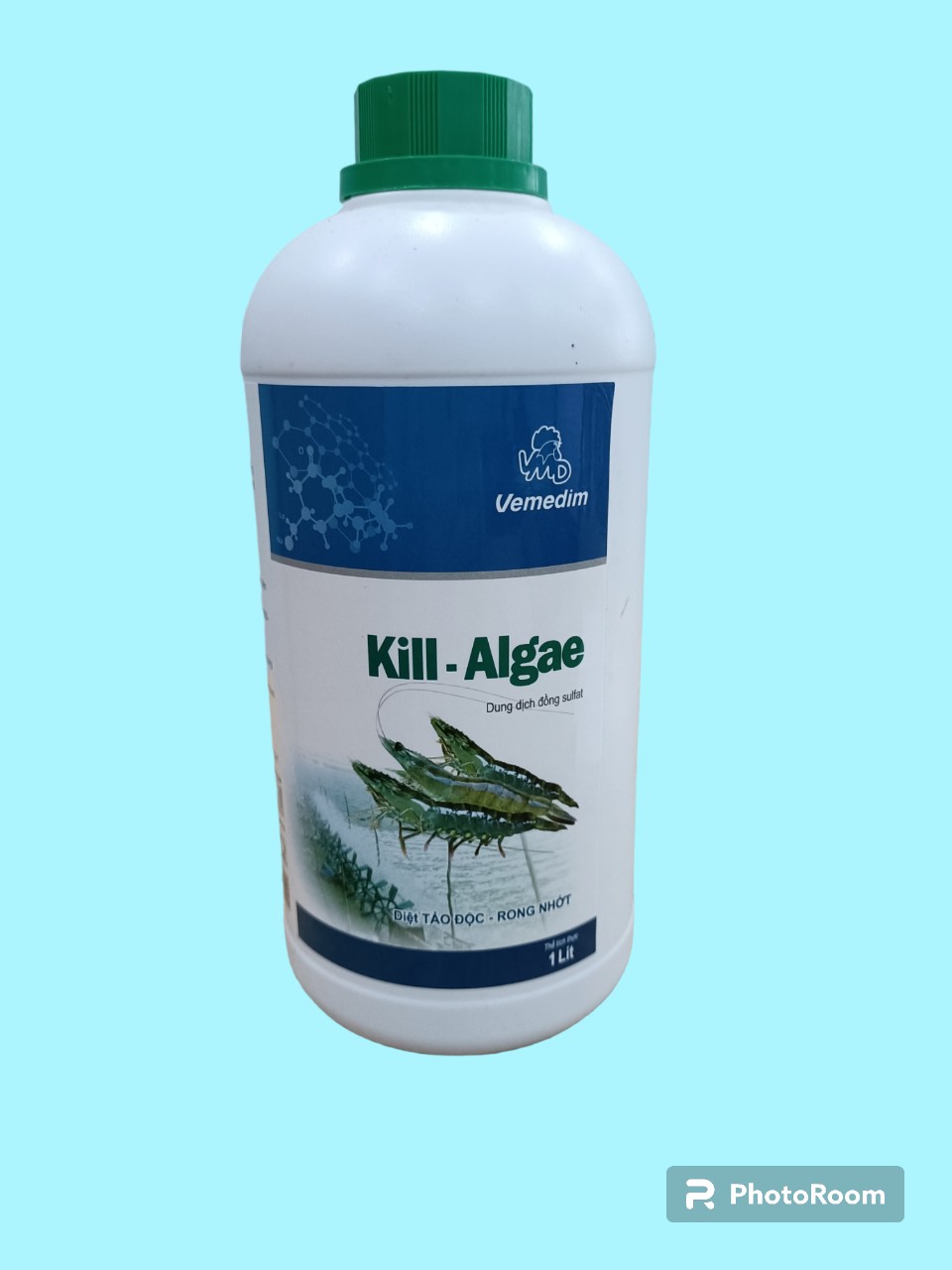 Kill algae - diệt tảo trong nước ao nuôi.