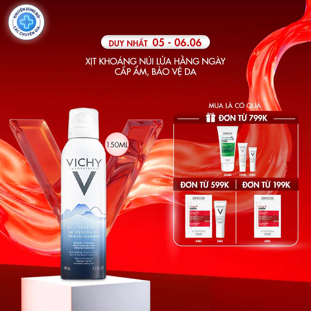 Nước khoáng dưỡng da Vichy Mineralizing Thermal Water