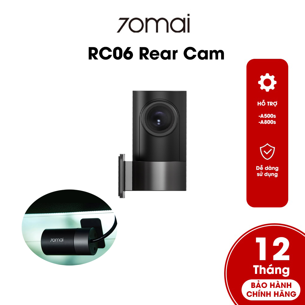 Camera hành trình ô tô loại cam sau 70mai rc06 dùng cho a800s a500s