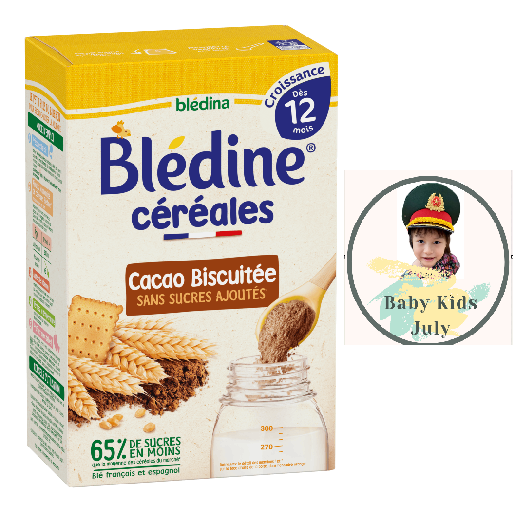 Bột ngũ cốc lắc sữa Bledina Pháp 400g date 2025 mẫu mới