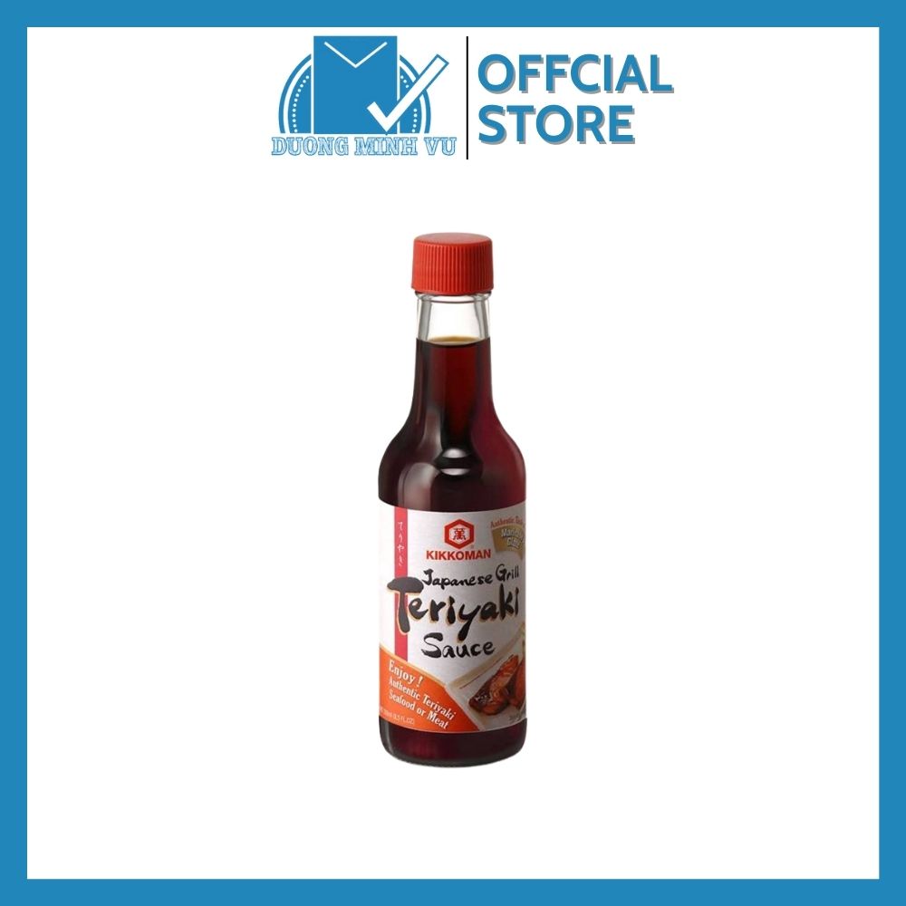 Sốt tẩm ướp món nướng Kikkoman Grilled Teriyaki Sauce 250ml