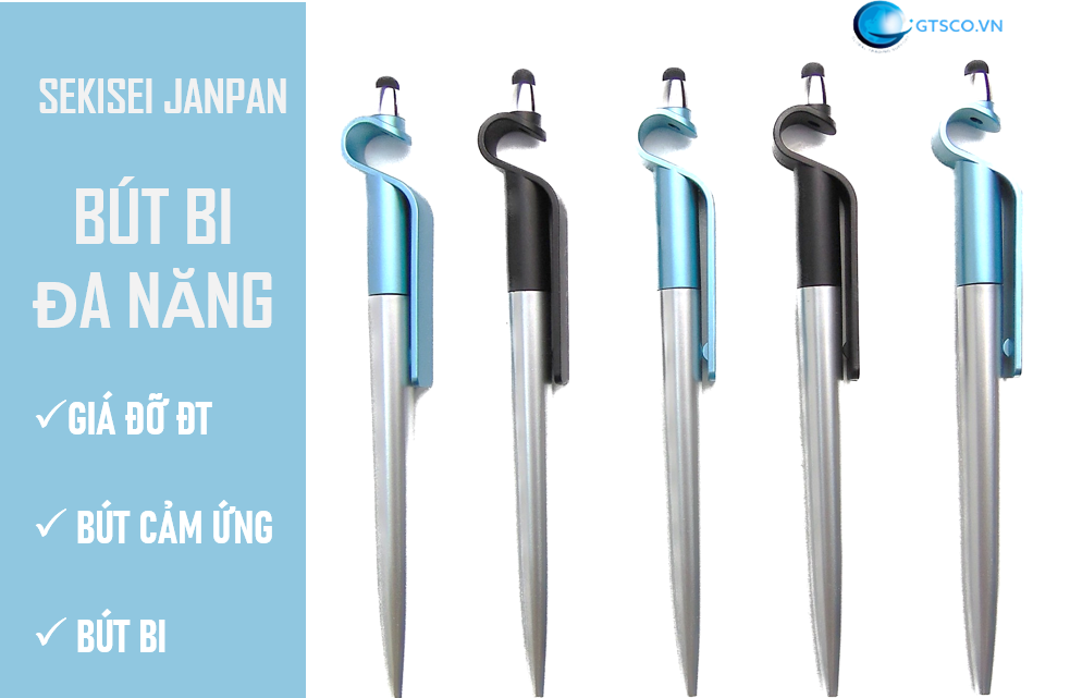 Bút bi đa năng 3 in 1 sekisei nhật bản