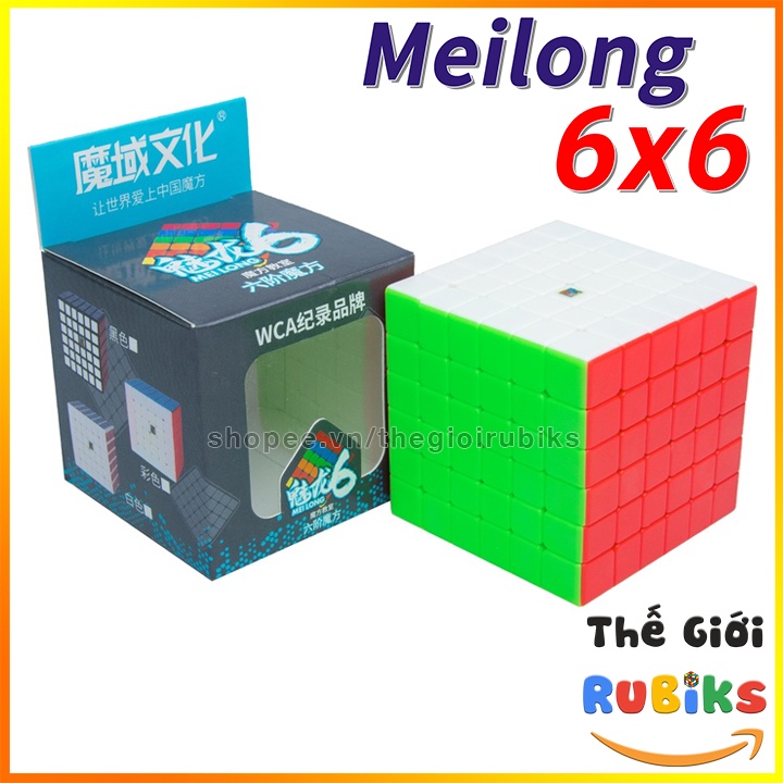 Rubik 6x6 Stickerless Sticker MoYu MeiLong MFJS Rubic 6 Tầng 6x6x6 Đồ Chơi