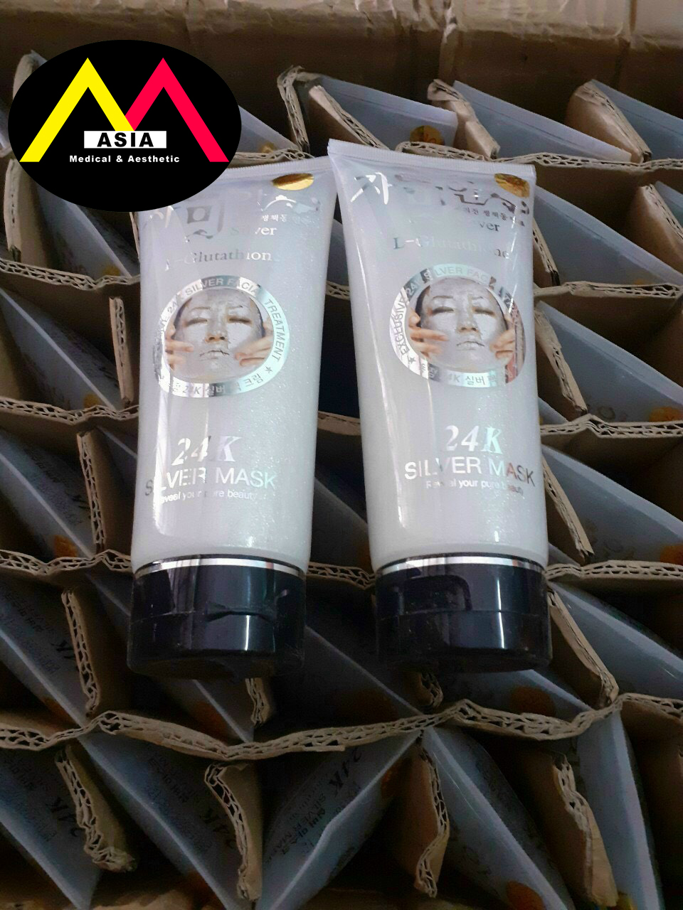 Mặt nạ bạch kim 24k silver mask hàn quốc