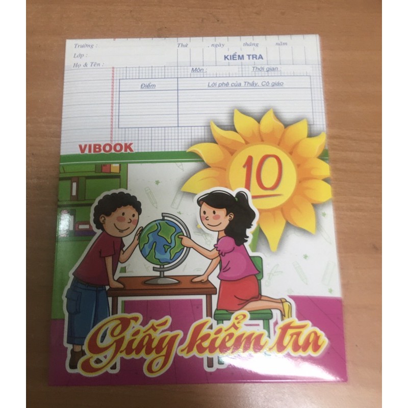 Giấy kiểm tra 4 ôly 100gsm