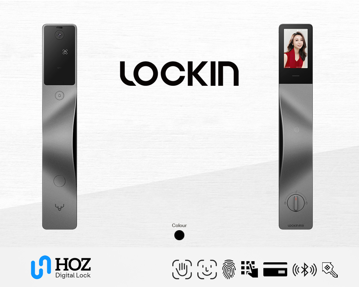 Duty free goods [PALM VEIN & FACE RECOGNITION!!] Lockin V5 MAX Door Digital Lock