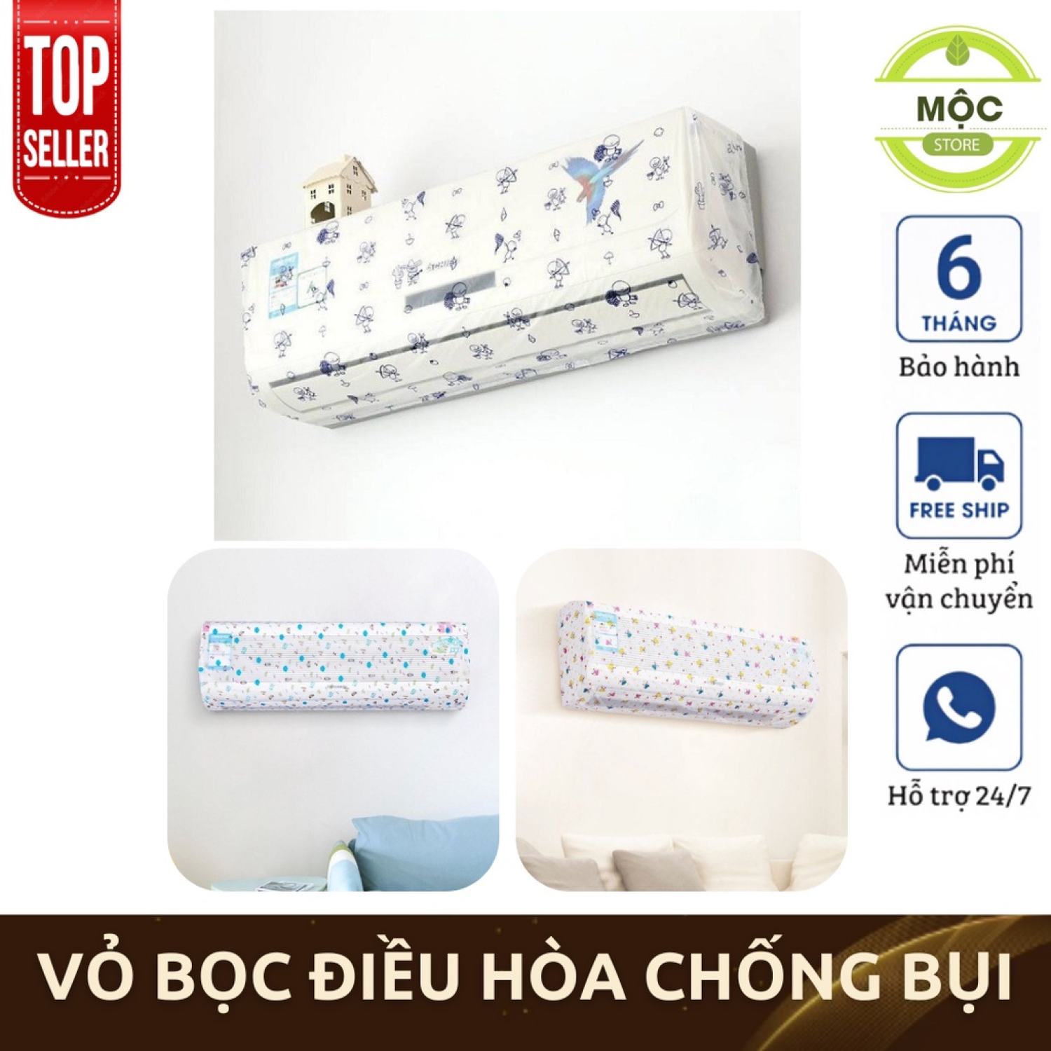 Vỏ bọc điều hòa chống bụi bẩn, nấm mốc, côn trùng siêu tiện ích cho gia đình