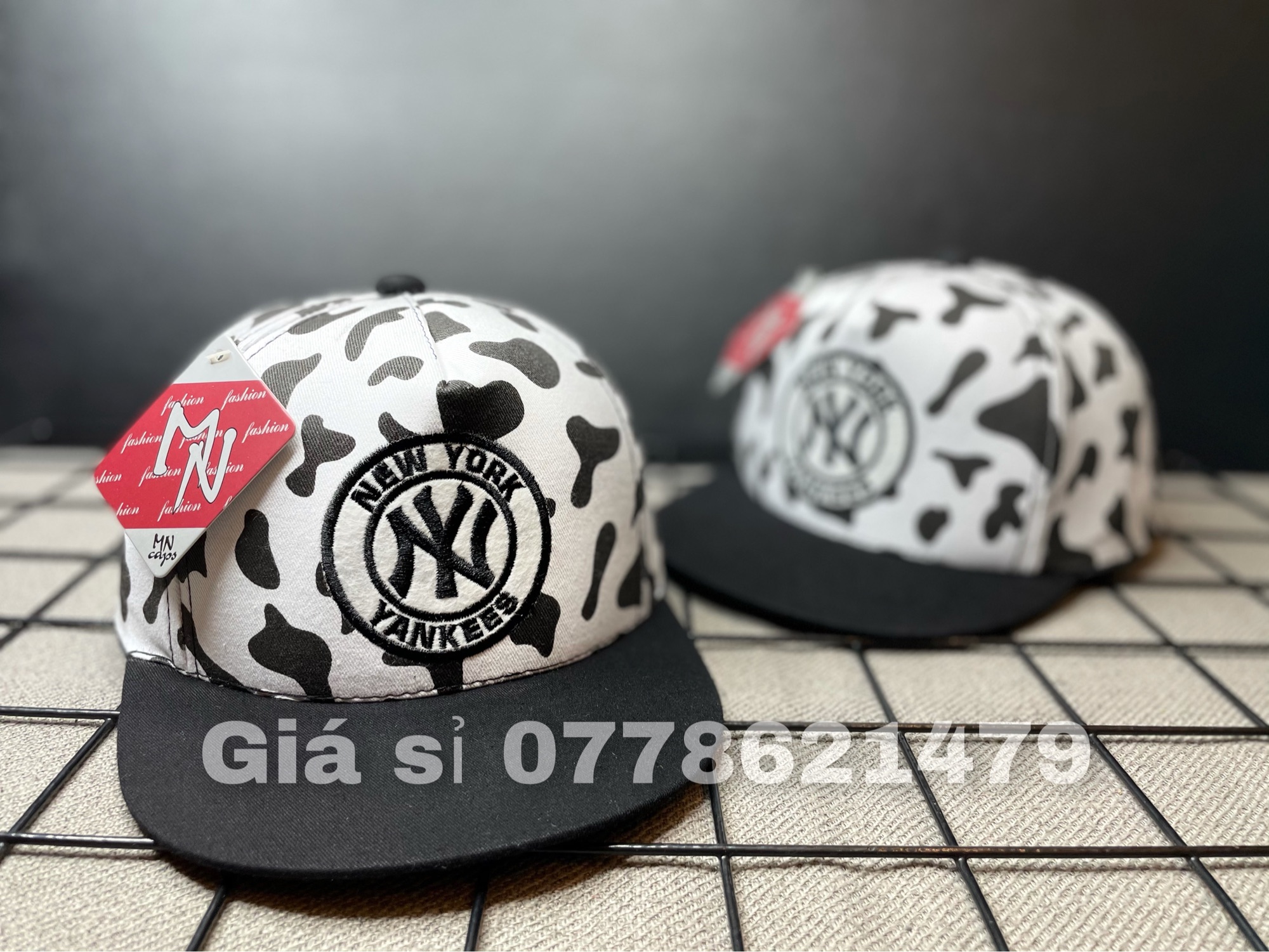 Nón snapback trẻ em in 🐄 1t đến 7tuổi - mũ hiphop trẻ em