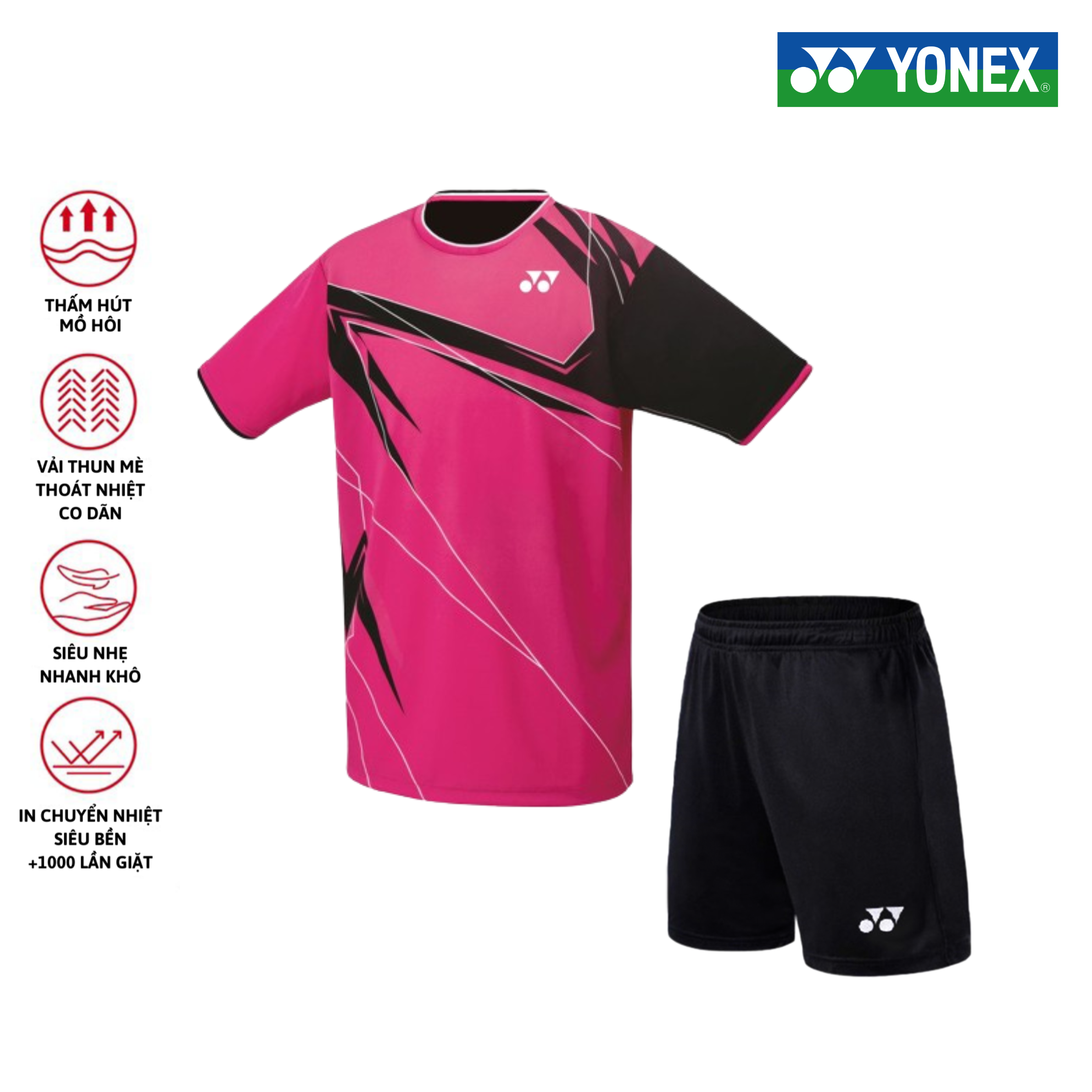 Áo cầu lông, quần cầu lông Yonex chuyên nghiệp mới nhất sử dụng tập luyện và thi đấu cầu lông A467