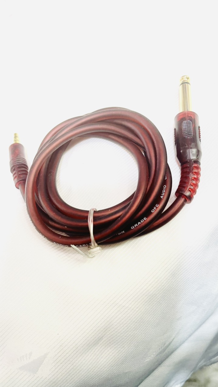 Dây chuyển từ jack 3.5 ly sang jack 6ly (mono)