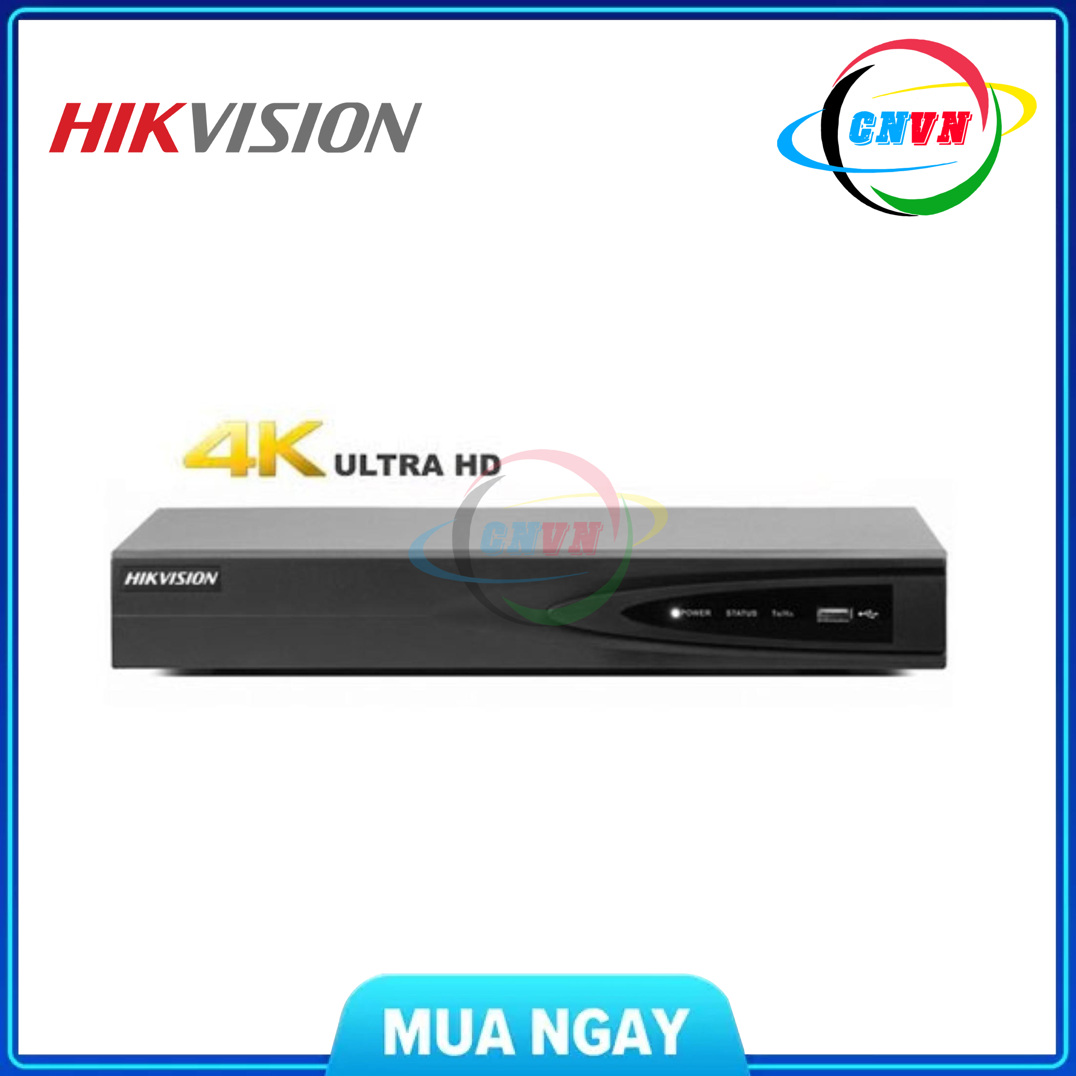 Đầu ghi hình hikvision ds-7604ni-k1 - công nghệ việt nam