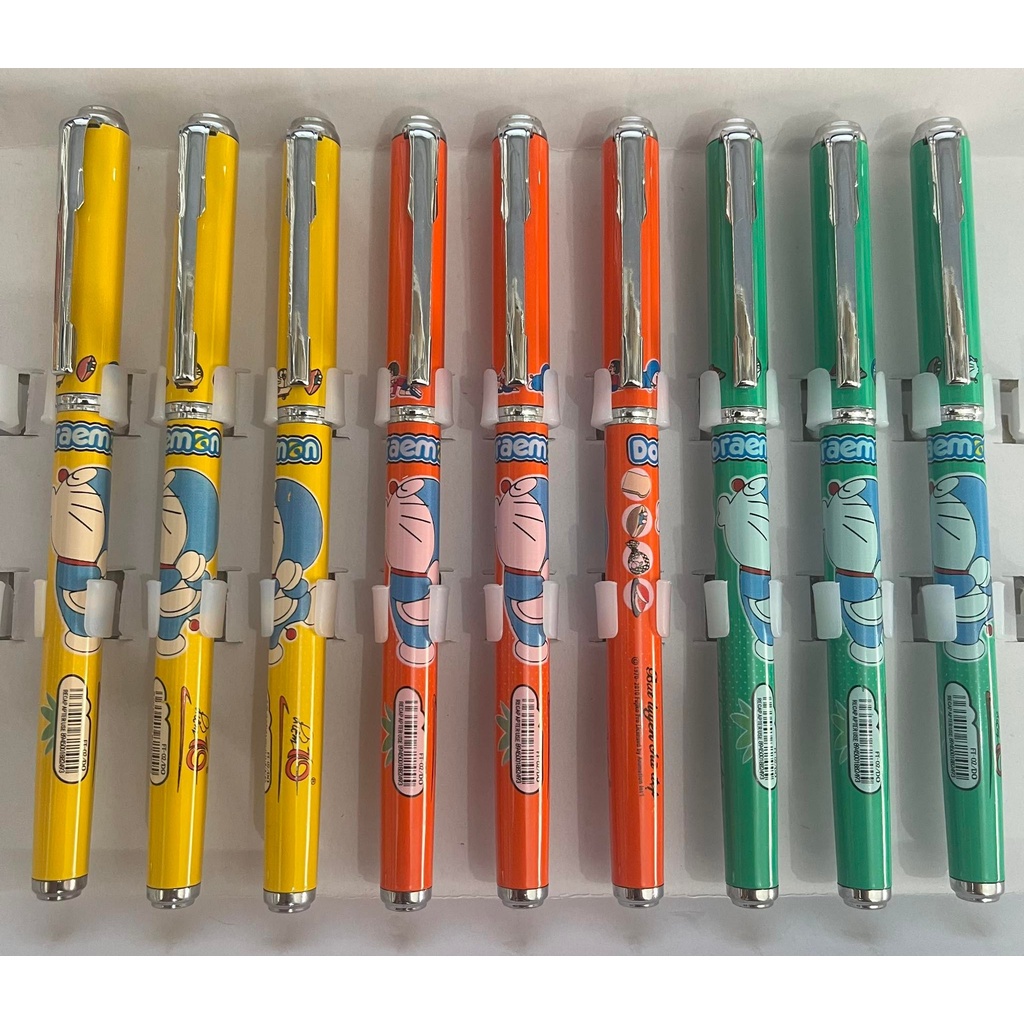 Bút máy Điểm 10 FT 02 Doreamon ngòi mài thanh đậm, tặng 1 ngòi thay thế