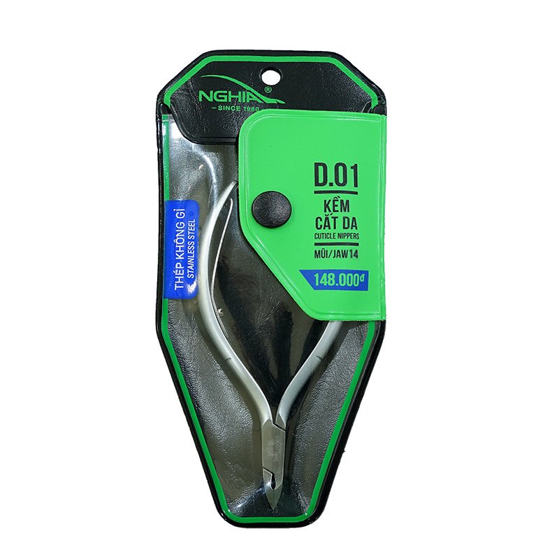 Kềm nghĩa cắt da thép không gỉ d-01mũi 16