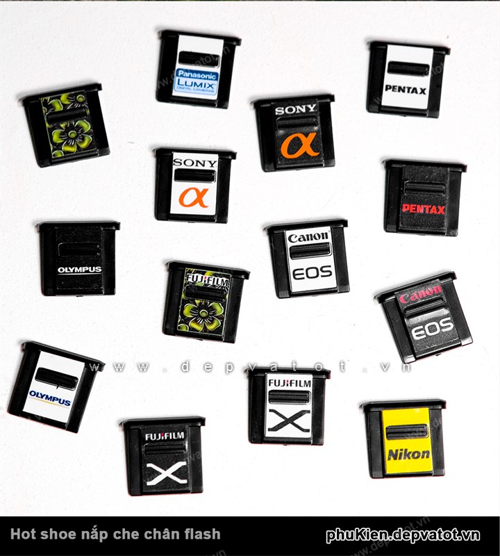Nắp che chân flash máy ảnh các hãng - Hot Shoe