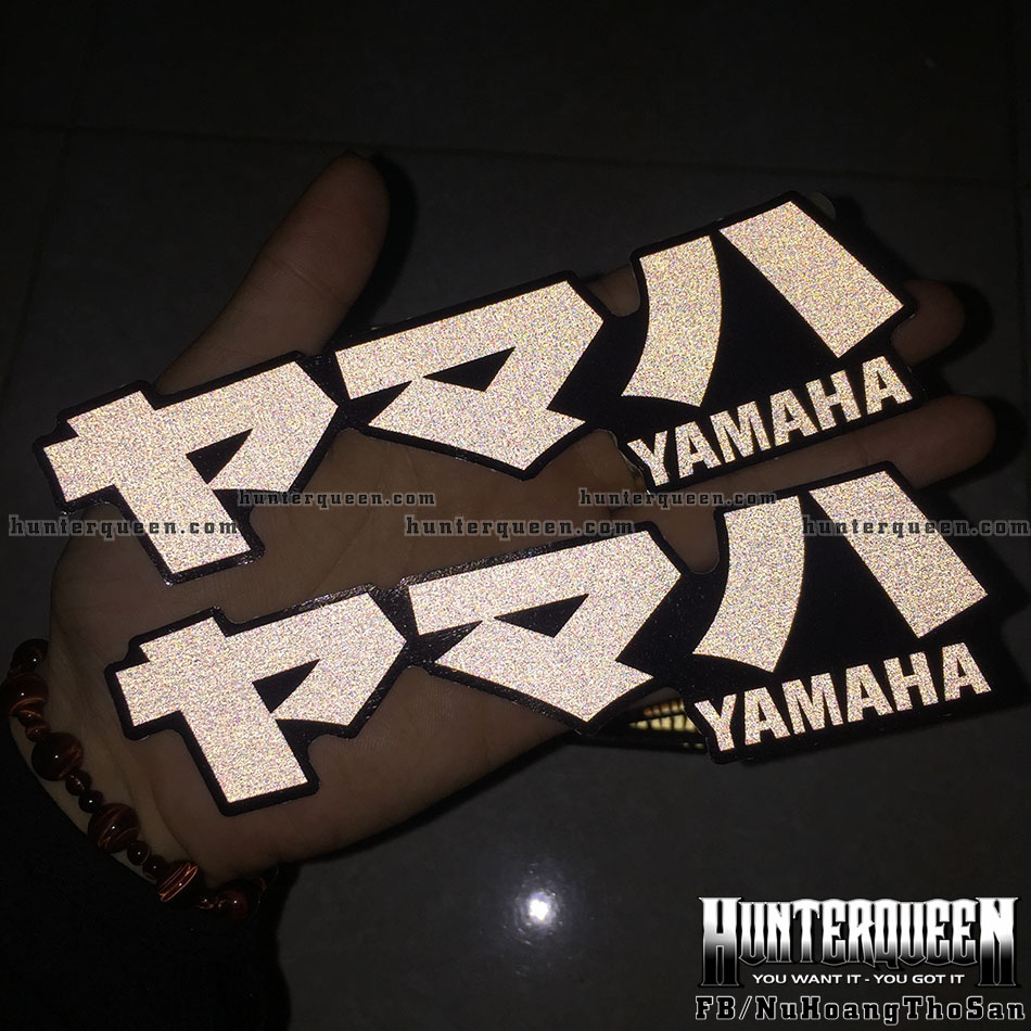 Sticker YAMAHA Nhật. Decal 3M phản quang cao cấp. Không bay màu, không bong tróc