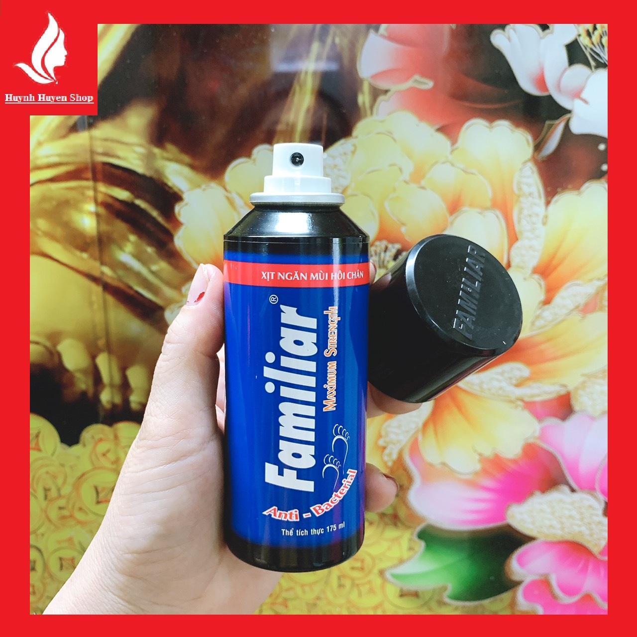[chính hãng- giá sỉ] Xịt khử mùi hôi chân, giày dép, nón bảo hiểm Familiar chai 175ml