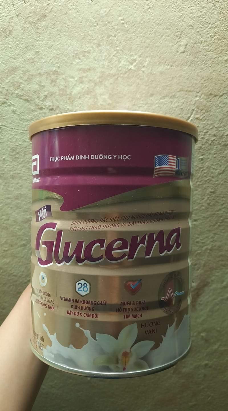 Sữa bột glucerna hương vani 850g
