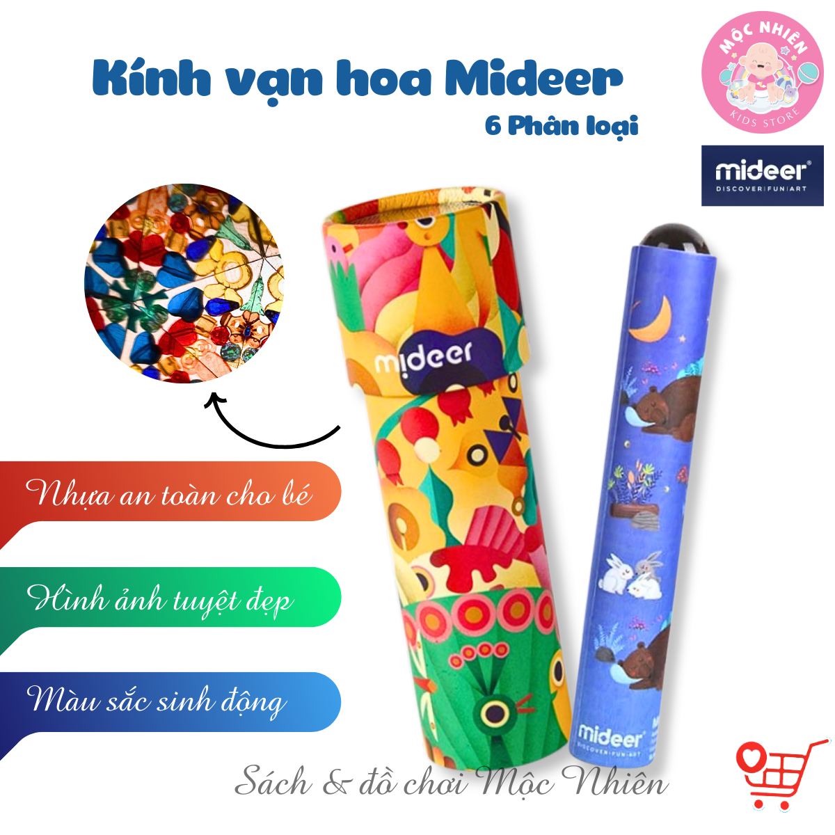 Kính vạn hoa ma thuật Mideer Kaleidoscope