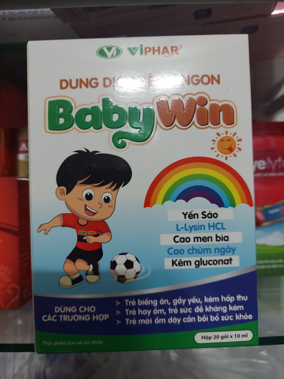 Dung dịch bé ăn ngon BabyWin baby win - Hộp 20 gói