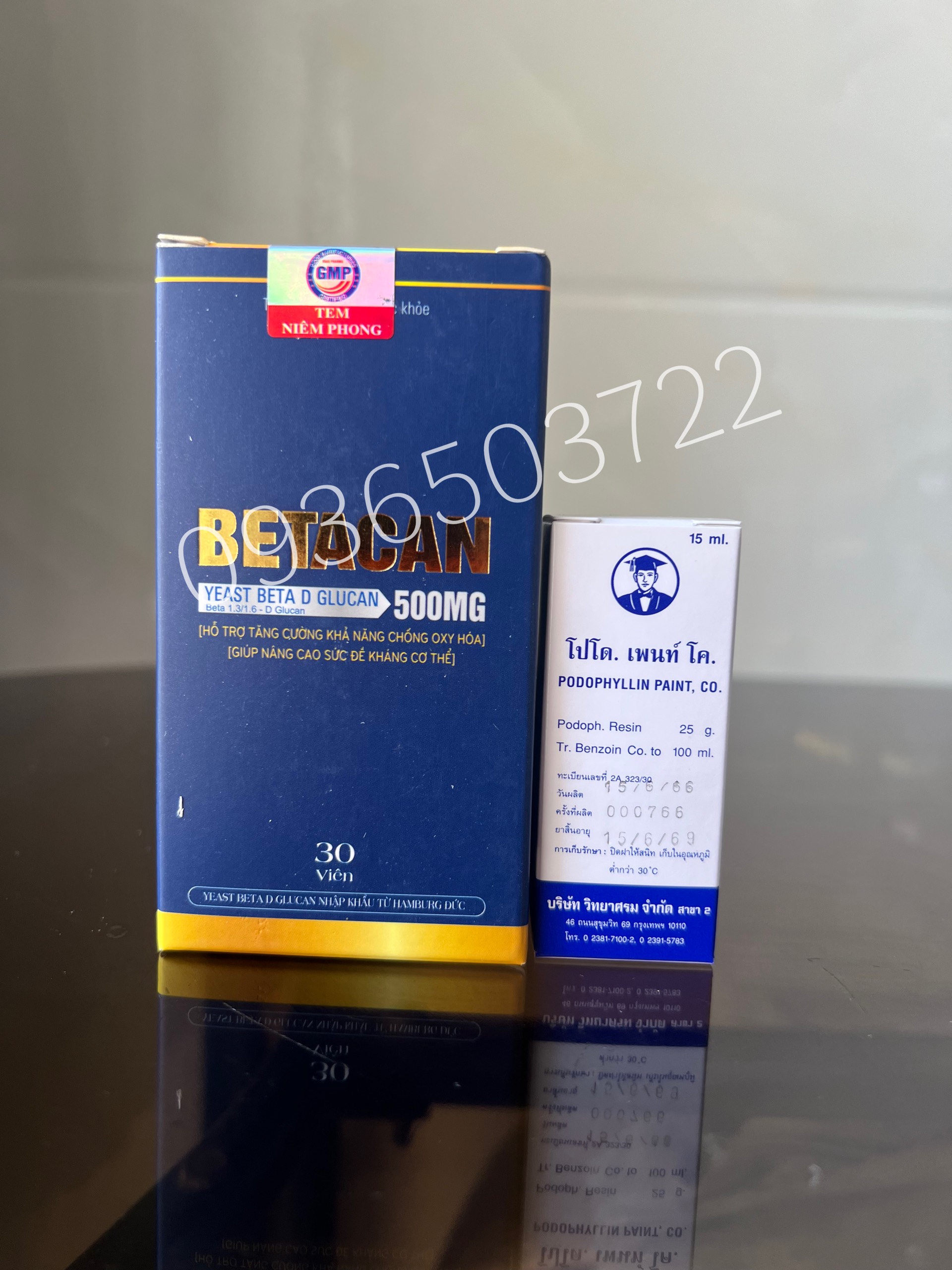 COMBO chấm + uống (Betacan + Podo) loại bỏ HPV (CÓ CHE TÊN SẢN PHẨM)