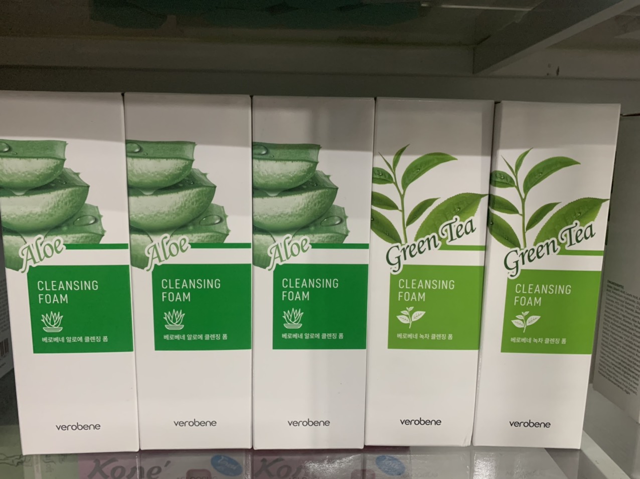 Sữa rửa mặt verobene korea hàn quốc