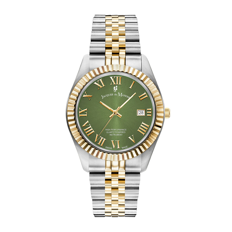 Đồng hồ nam Jacques du Manoir dây thép không gỉ 40mm - Inspiration DayDate JWG00604