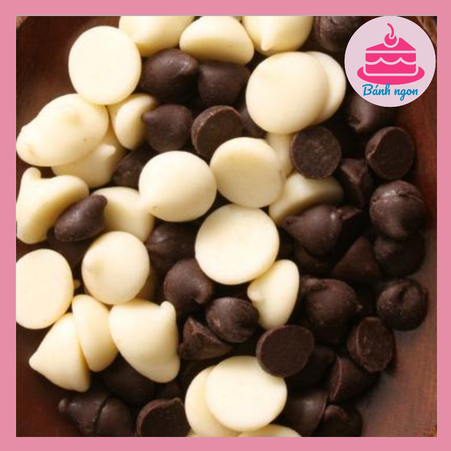 Socola chip (choco chip) loại đen,trắng,hai màu 100g