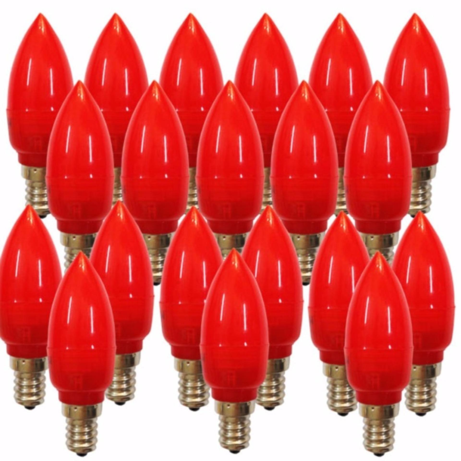 [HCM]Bộ 20 Bóng Đèn Led Trái Ớt Tiết Kiệm Điện VAKS V-OTD (Đỏ)