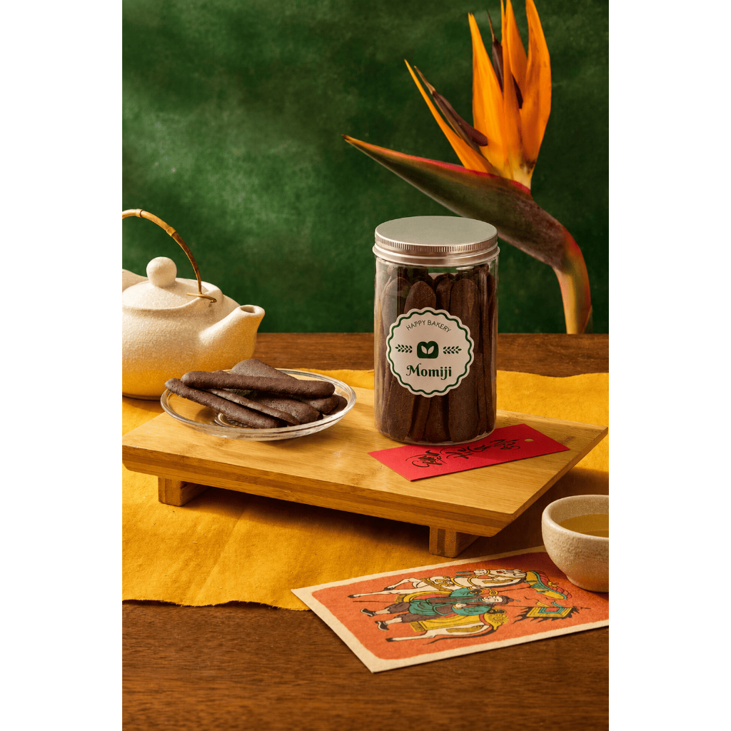 Bánh Cookie lưỡi mèo vị Bơ sữa, Socola, Trà xanh, Bơ sữa hạnh nhân Momiji