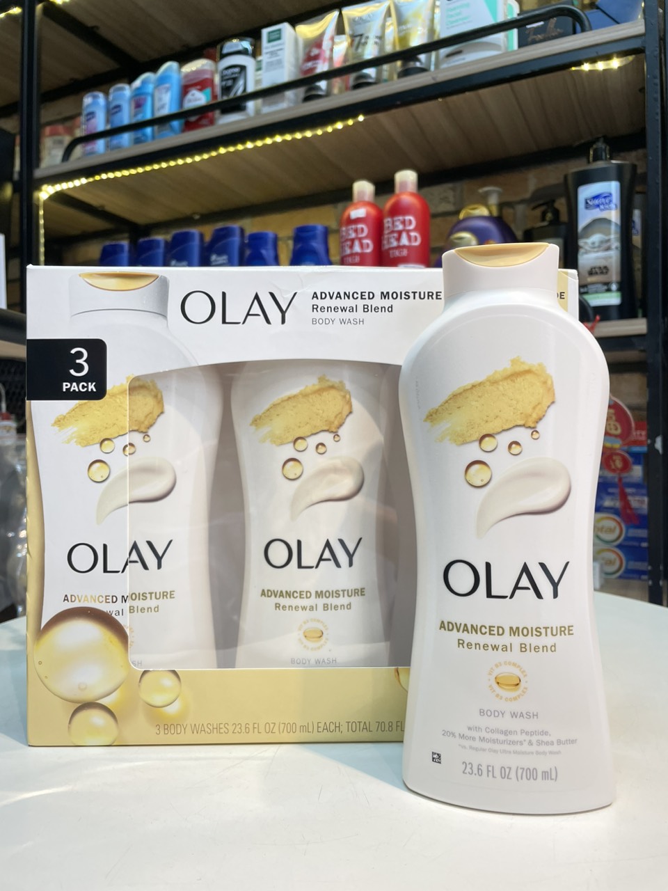 Sữa tắm dưỡng da olay ultra moisture plus vitamin b3