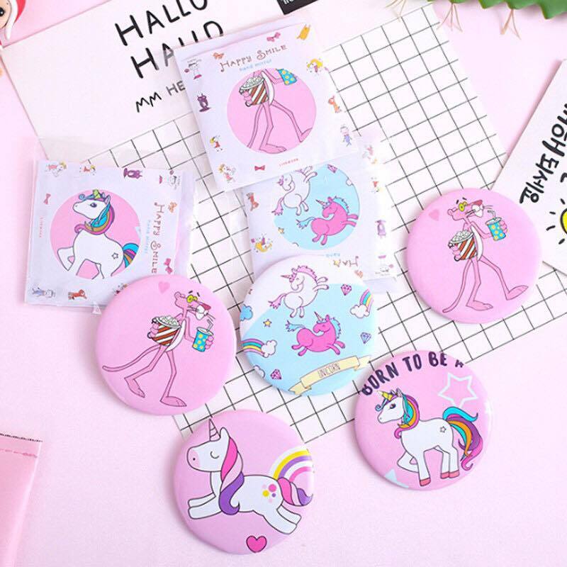 Gương bỏ túi mini tiện lợi, siêu dễ thương