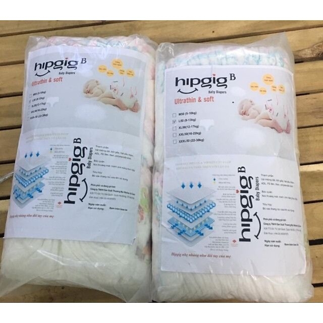 BỈM - TÃ QUẦN XUẤT NHẬT CAO CẤP HIPGIG 50c
