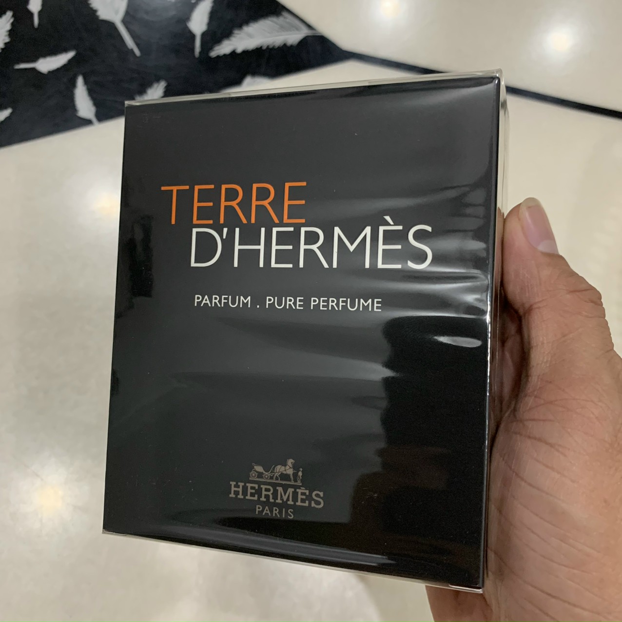 Bộ set nước hoa nam hermes terre d’hermes pure parfum 75ml + 12.5ml