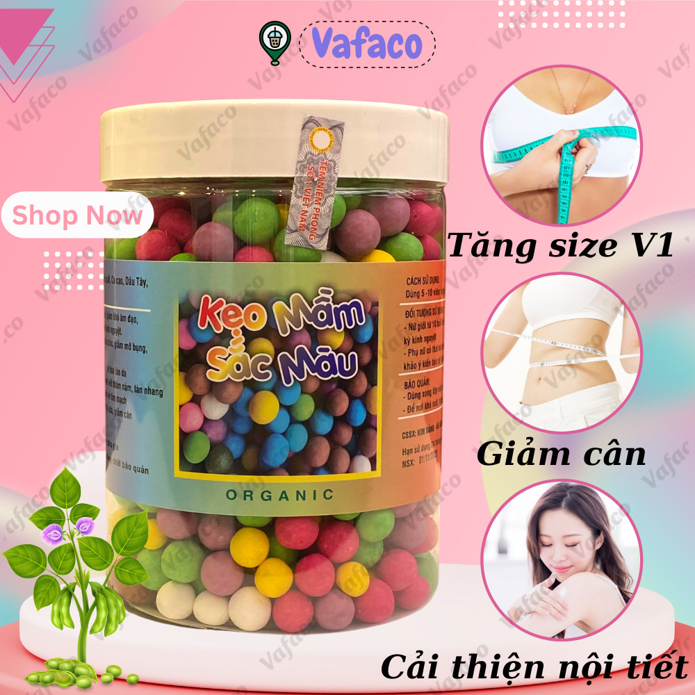 500gr Viên Mầm Sắc Màu Mix Vị, Viên Mầm Matcha Mix Nghệ Giúp Vòng 1 Tăng Size, Làm đẹp da, hỗ trợ tăng giảm cân,...