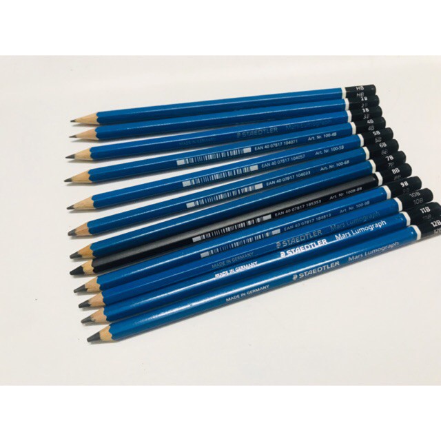 Bút Chì Gỗ Staedtler Từ HB - 12B