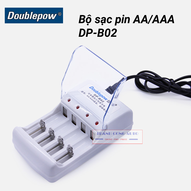 Bộ sạc pin aa/aaa doublepow dp-b02