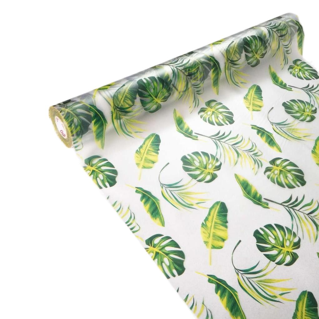 (90cmx50cm) Decal dán kính, giấy đề can dán kính họa tiết lá trầu bà cho cửa sổ phòng khách đẹp chống nắng đẹp giá rẻ 90x50cm