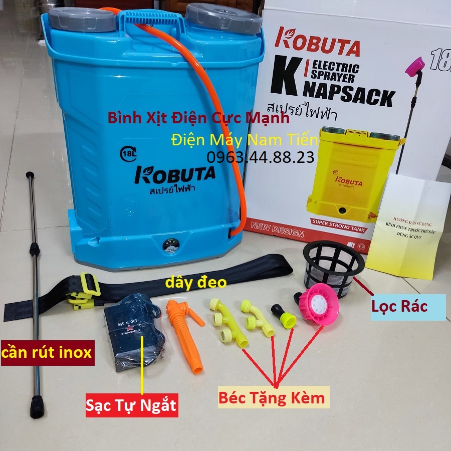 Bình phun thuốc trừ sâu Điện Cơ Hàn Quốc  máy bơm mini 12v  máy bơm phun sương 12v