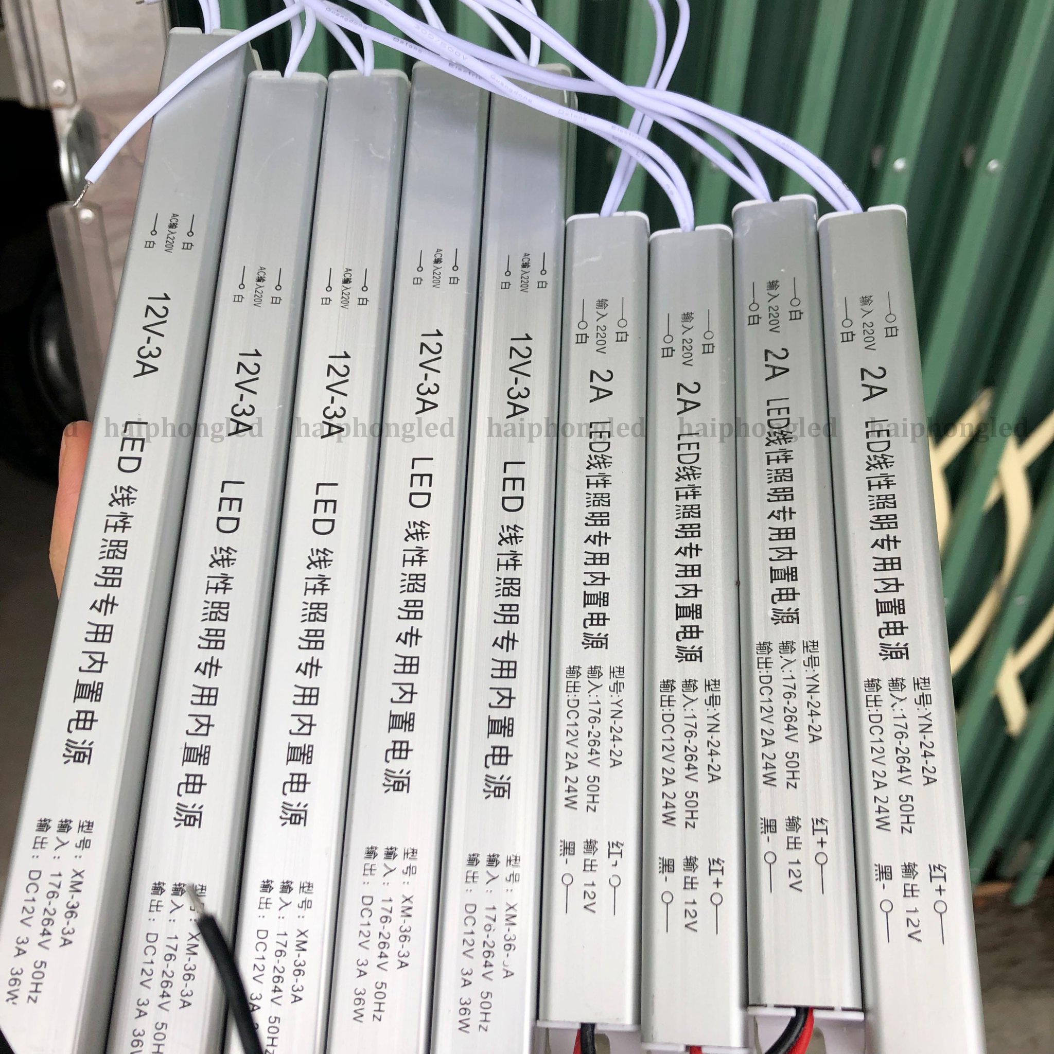 Nguồn led dạng thanh dài 12v 2A 3A 5A Nguồn đũa 12V 2A 3A 5A dành cho gương led tranh led