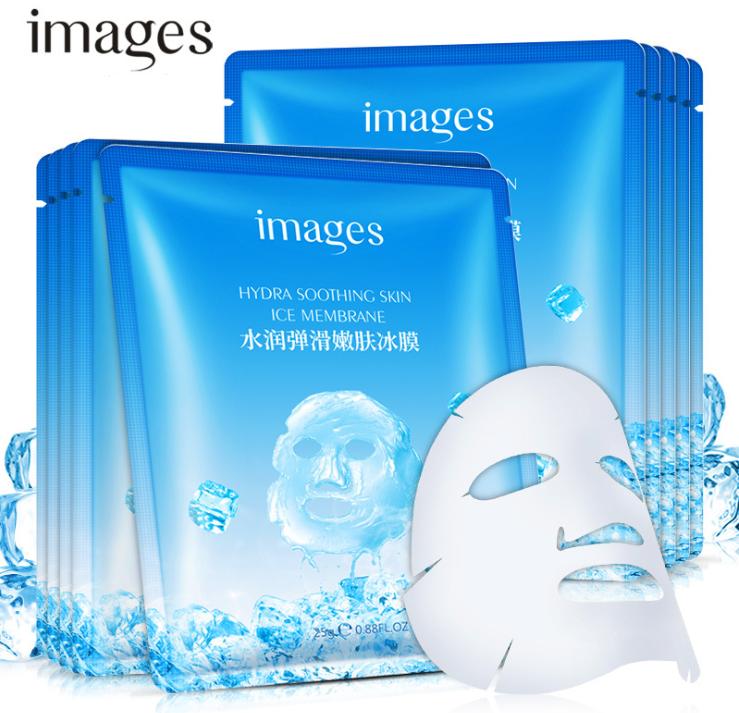 combo 5 mặt nạ đá băng hydra smoothing skin ice membrane - mask nội địa trung bioaqua